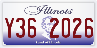 IL license plate Y362026