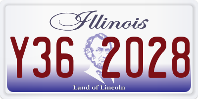 IL license plate Y362028