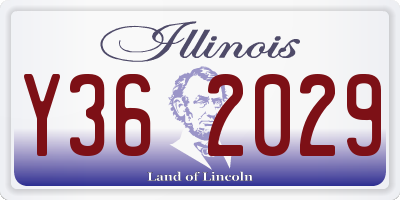 IL license plate Y362029