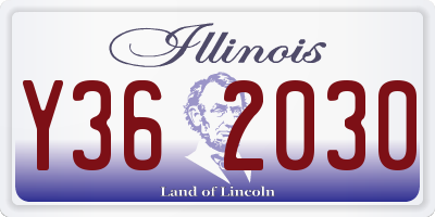IL license plate Y362030