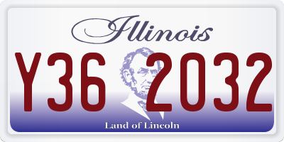 IL license plate Y362032