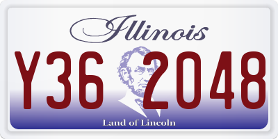 IL license plate Y362048