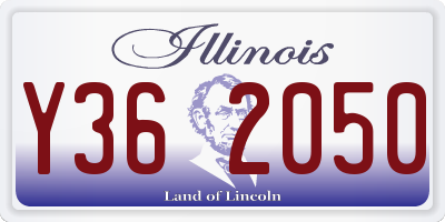 IL license plate Y362050