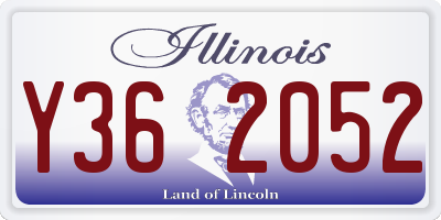 IL license plate Y362052