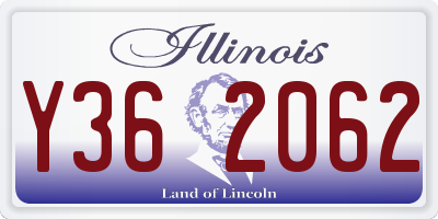 IL license plate Y362062