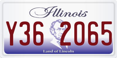 IL license plate Y362065