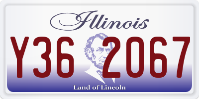 IL license plate Y362067