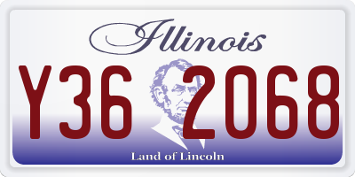 IL license plate Y362068