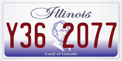 IL license plate Y362077