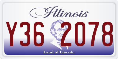 IL license plate Y362078