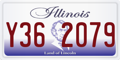 IL license plate Y362079