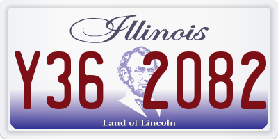 IL license plate Y362082