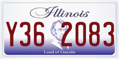 IL license plate Y362083