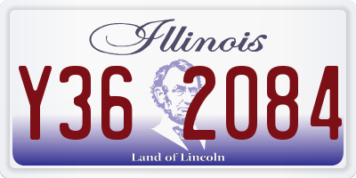 IL license plate Y362084