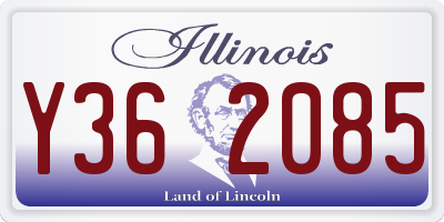 IL license plate Y362085