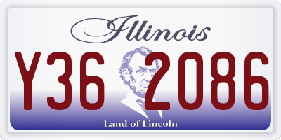 IL license plate Y362086