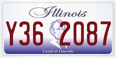 IL license plate Y362087