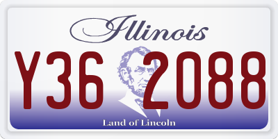 IL license plate Y362088