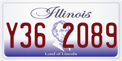 IL license plate Y362089