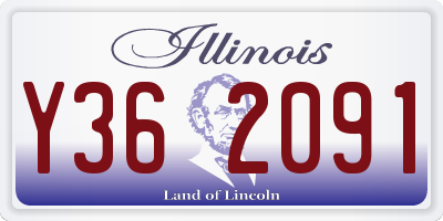 IL license plate Y362091