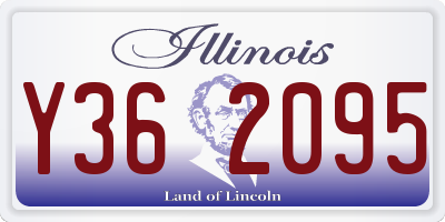 IL license plate Y362095