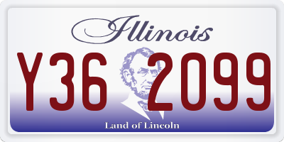 IL license plate Y362099