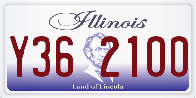 IL license plate Y362100