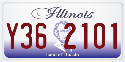 IL license plate Y362101