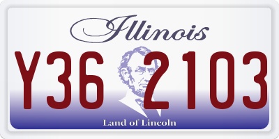 IL license plate Y362103