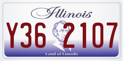 IL license plate Y362107