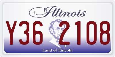 IL license plate Y362108