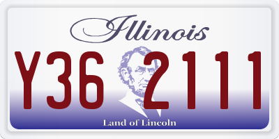 IL license plate Y362111