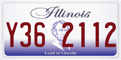 IL license plate Y362112