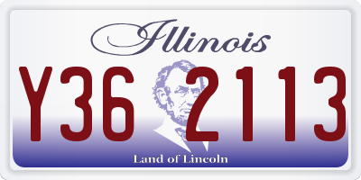 IL license plate Y362113