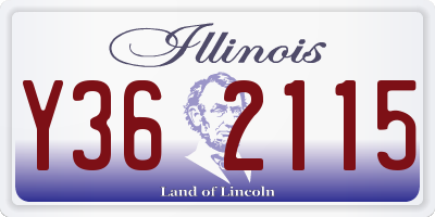 IL license plate Y362115