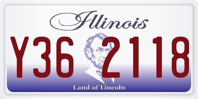 IL license plate Y362118