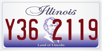 IL license plate Y362119