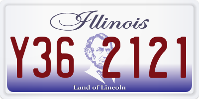 IL license plate Y362121
