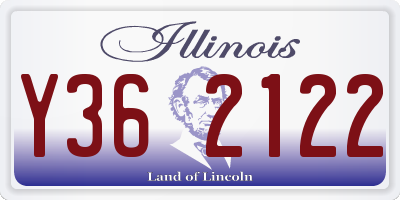 IL license plate Y362122