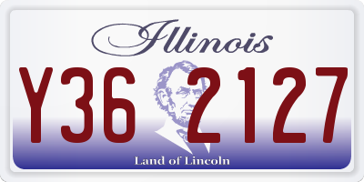 IL license plate Y362127