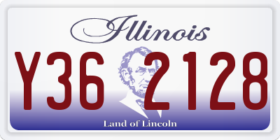 IL license plate Y362128