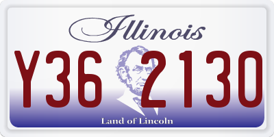 IL license plate Y362130