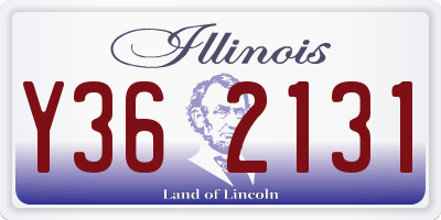 IL license plate Y362131