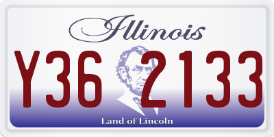 IL license plate Y362133