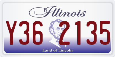 IL license plate Y362135