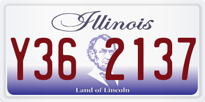 IL license plate Y362137