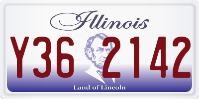 IL license plate Y362142