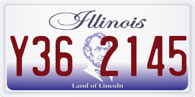 IL license plate Y362145