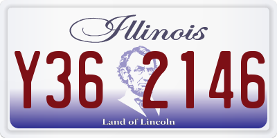 IL license plate Y362146