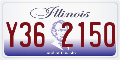 IL license plate Y362150